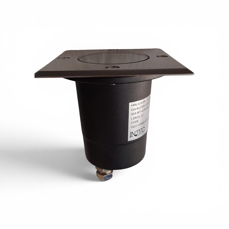 Faro incasso in acciaio inox quadro gu10 IP 67