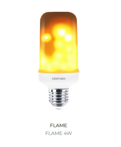 Lampada Flame effetto fiamma da 4 wt