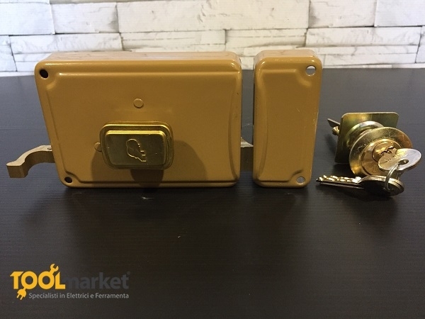FF serratura meccanica verniciata per legno P22