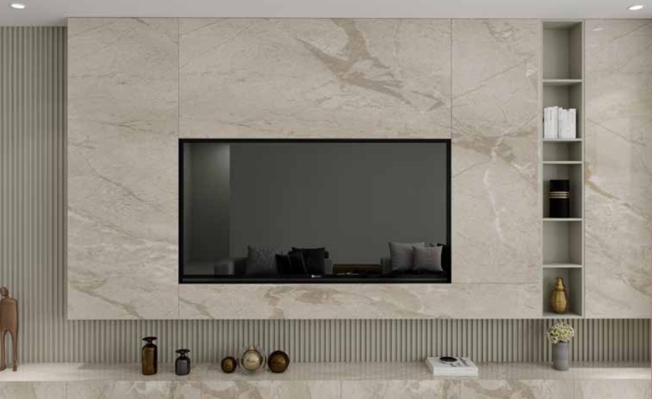 Rivestimento murale 60 x 120 cm in PVC Beige - SPCW4152