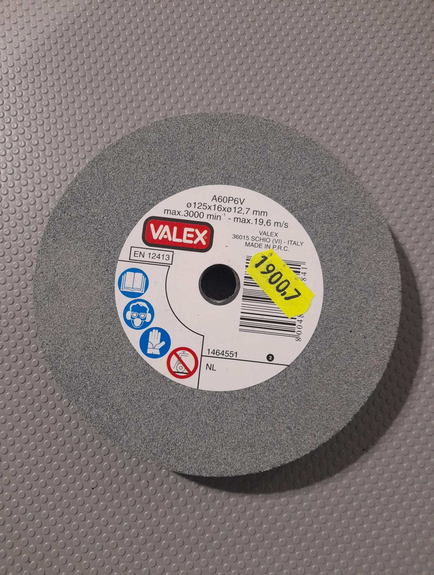 Mola abrasiva 125/12,7 valex 1464551  