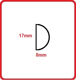 Cornice intagliata 03.M0020M1767 da 2.44 mt