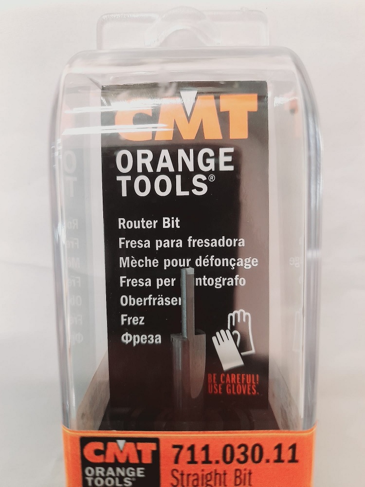 Fresa a taglienti dritti gambo 6mm CMT 711
