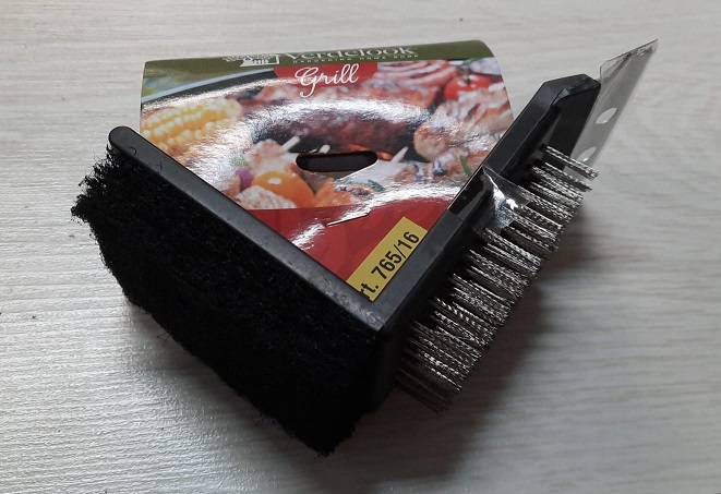 Spazzola per barbecue con manico 765/16 verdelook