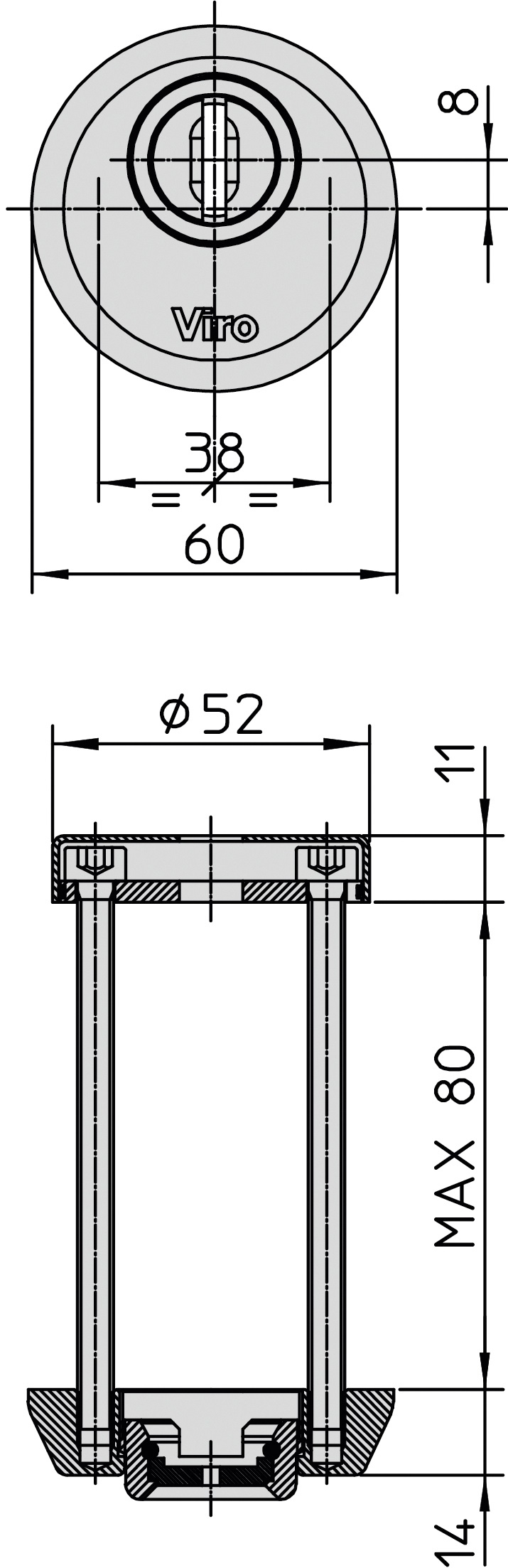 Defender per cilindri sagomati 808 viro