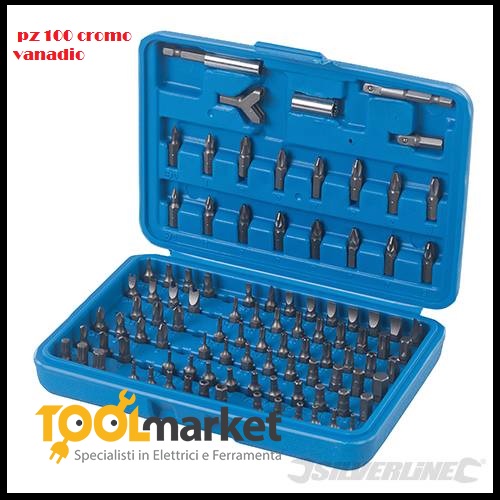 Set 100 inserti speciali per avvitatore Tool