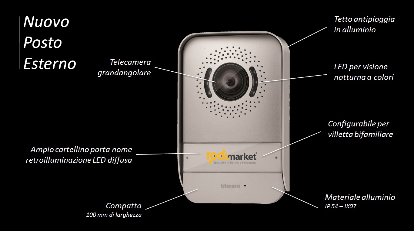 Videocitofono 2 fili 4,3 pollici 316913