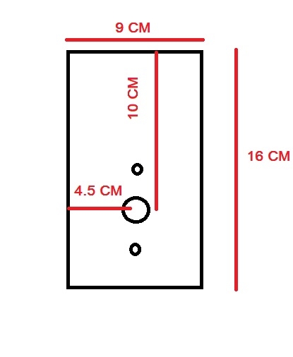Placca per arganello BGM 50 avorio