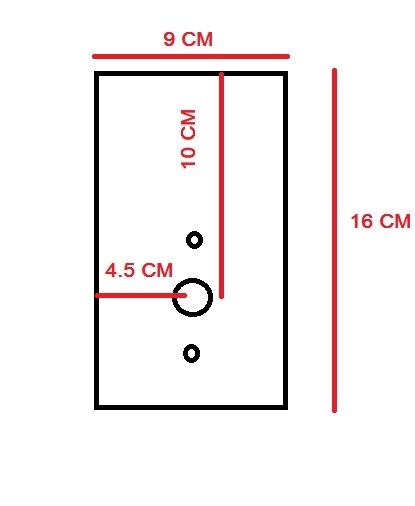 Placca per arganello BGM 50 bronzo