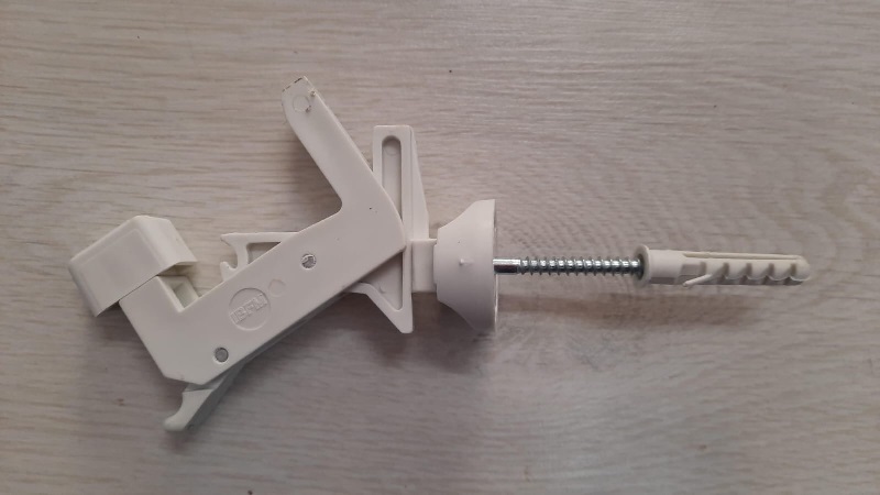 Fermapersiane a scatto automatico in plastica BIANCO