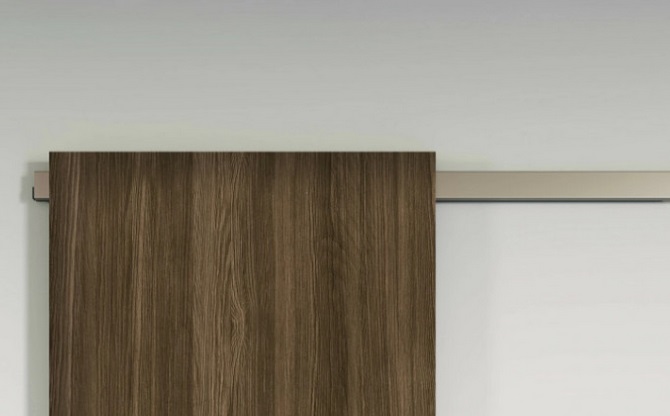 Kit per porta scorrevole  per LEGNO Diva  FLUID Terno