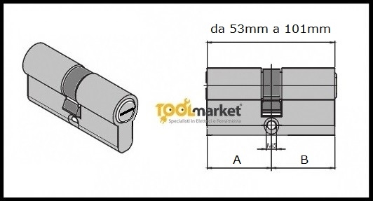 Cilindro FF Facchinetti sagomato C10 ottone