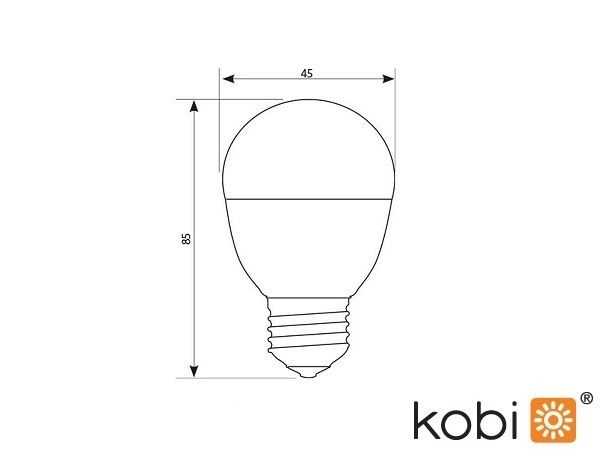Lampada LED a Sfera in ceramica E27 - 900 lumen - Kobi Premium