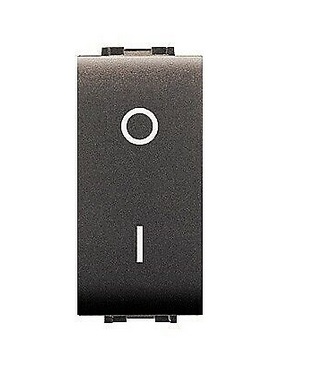 Bipolare interruttore LIFE  ECL4085 grigio   