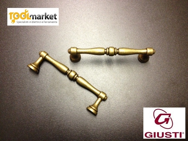 Maniglia per mobilie anticata da 96 mm WMN619.096.00D1 Giusti