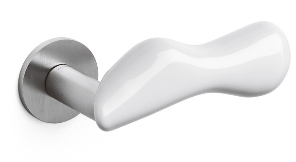 Maniglia Chelsea Olivari Cromo-porcellana