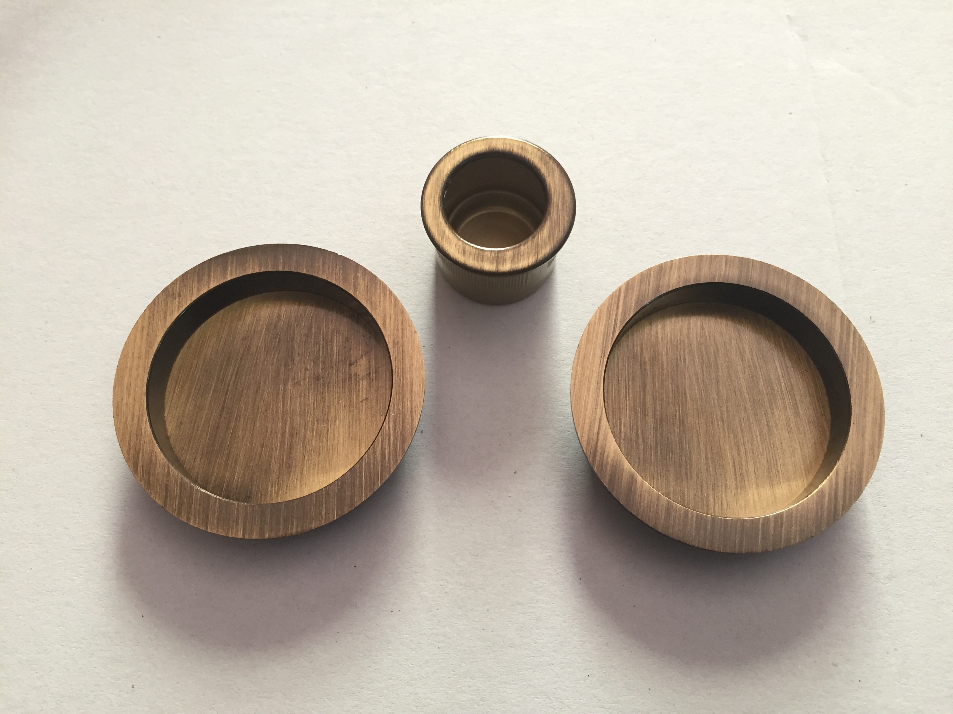 Kit maniglie tonde incasso Ø 48 mm