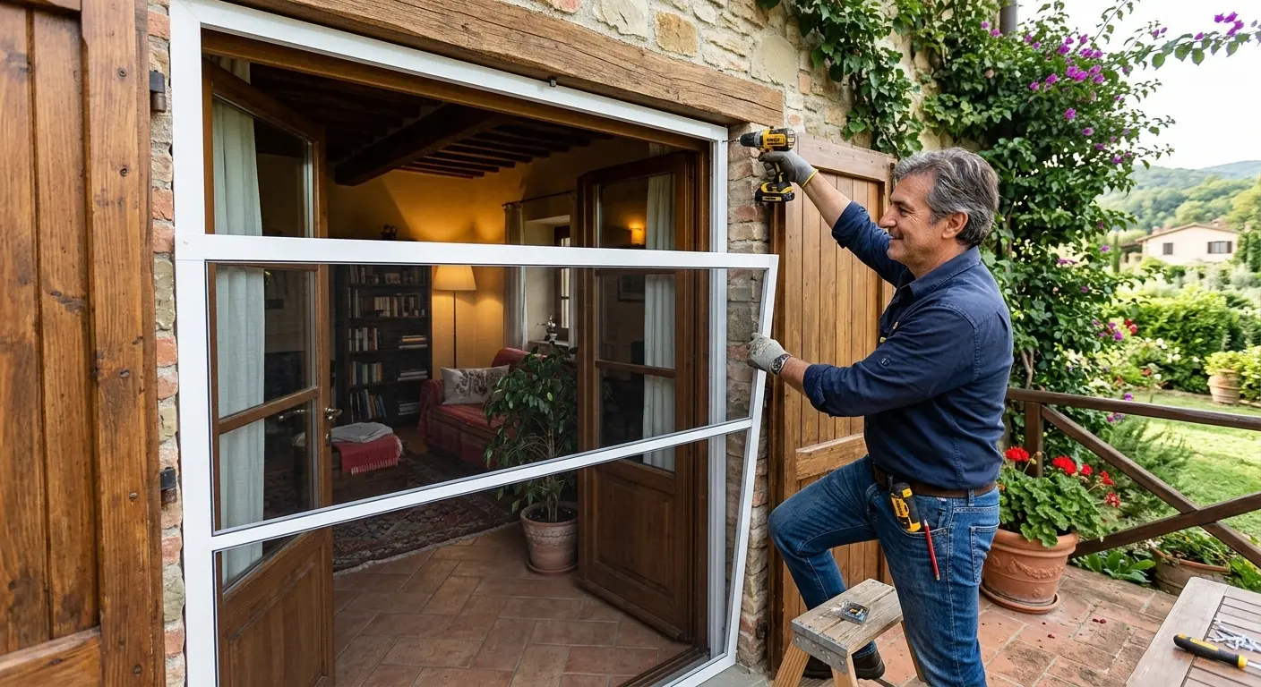 Come installare correttamente la zanzariera