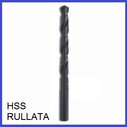 Punta per metallo HSS rullata DIN338