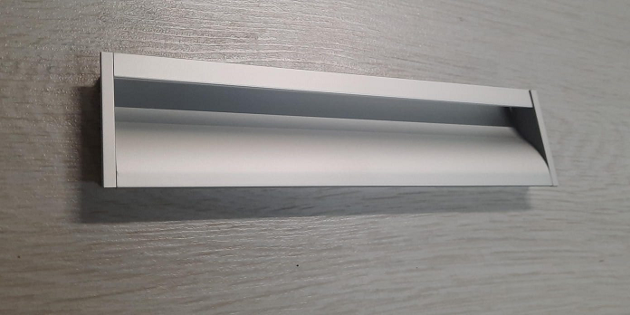Maniglia ad incasso rettangolare bologna Emuca 160mm 9292262