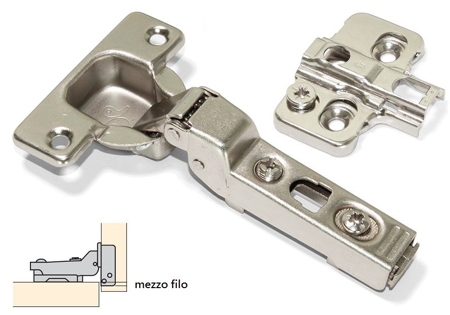 Cerniera a scatto CLICK varie altezze - EMUCA