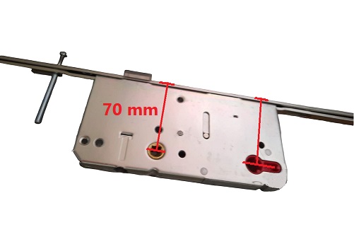 Serratura Sicurtop 1687 anta doppia 240 W01687xx10 Serratura Sicurtop 1687 anta doppia 240 W01687xx10