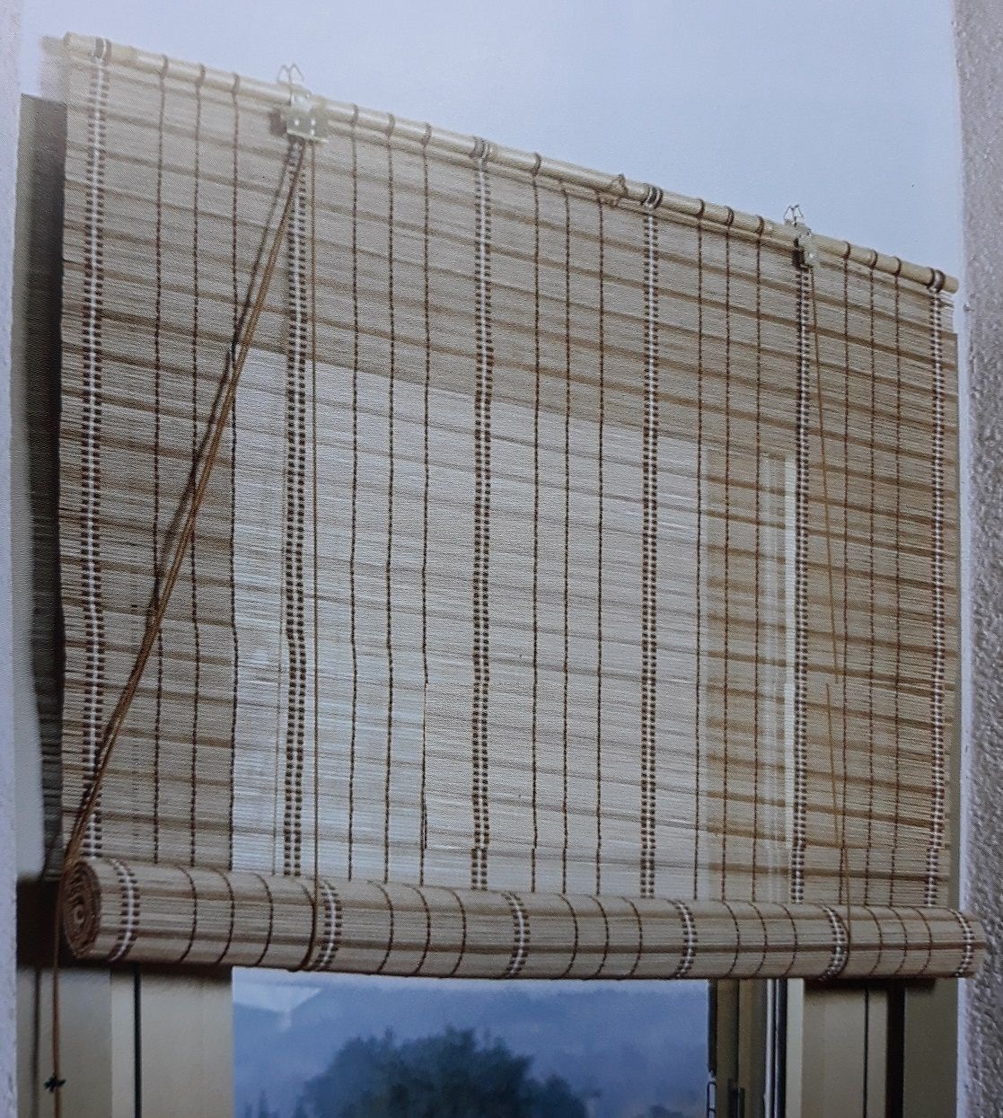 Tenda avvolgibile persiana in midollino legno  150 x 260 cm