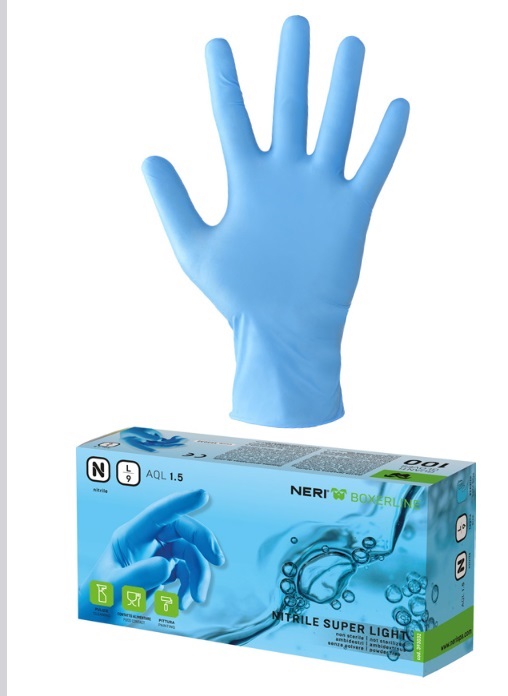 Guanti nitrile  pz 100 