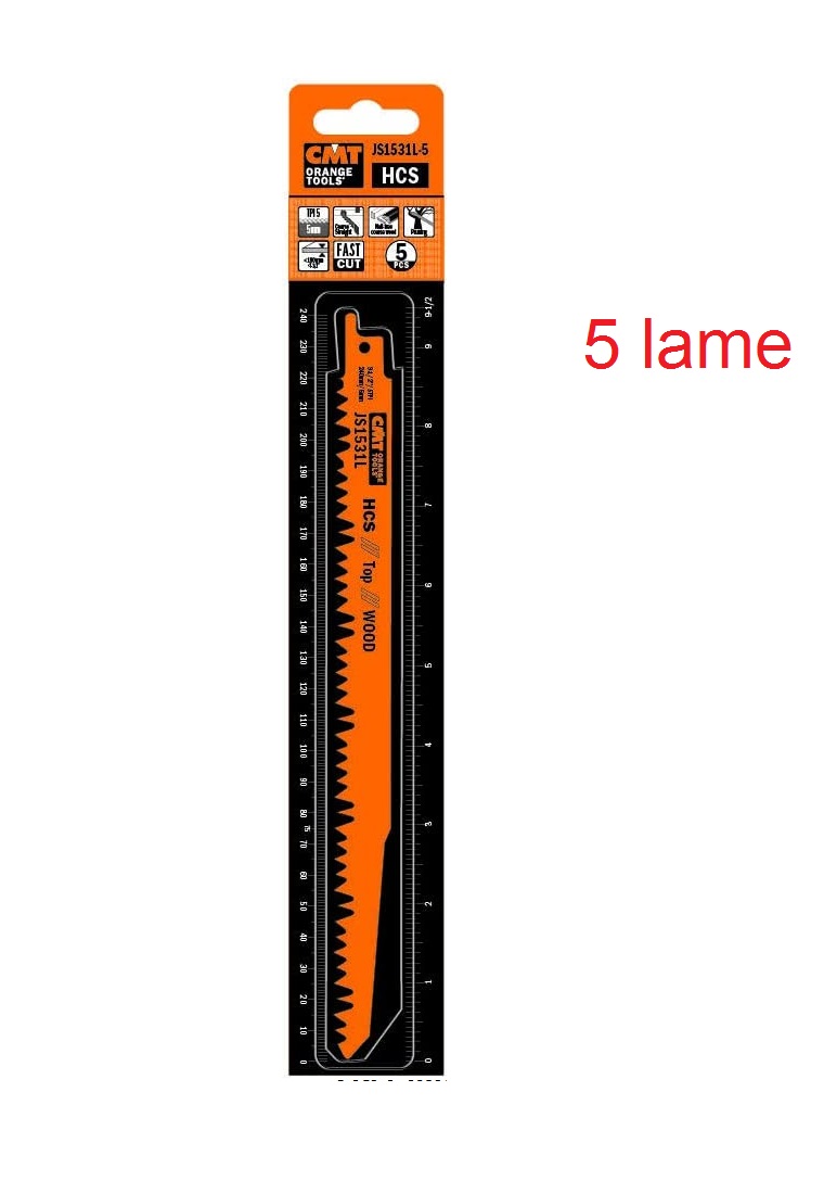 Lama Gattuccio CMT JS153L-5 pacco da 5 lame 