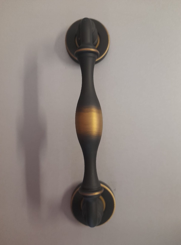 Maniglione Tosca bronzo sfumato  opaco da 158 mm  - LINEA CALì  