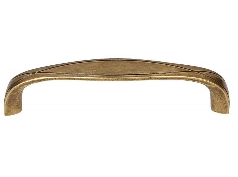 Maniglia per mobili con finitura in bronzo antico 128mm - UR43 METAL STYLE