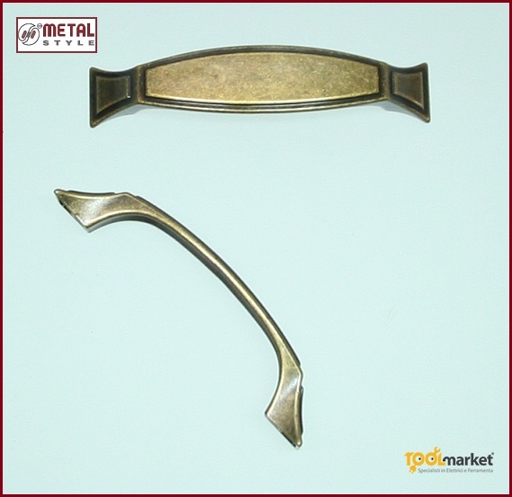 Maniglia anticata per mobili 15087Z0960B09 Metalstyle
