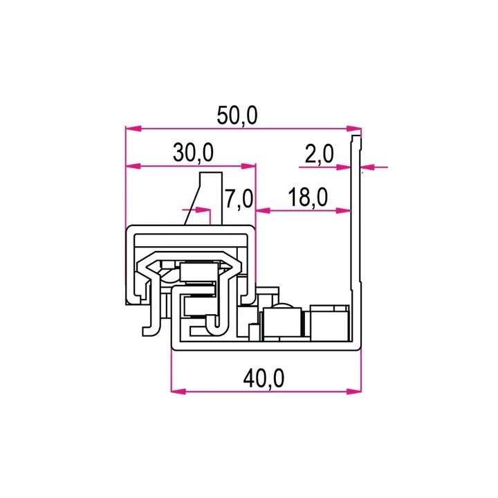 Guide cassetti a scomparsa Push Q53 premi apri soft ad estrazione totale  Ram Industrie