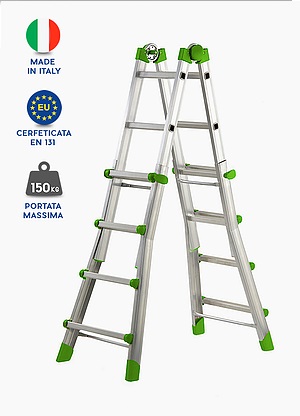 Scala telescopica estensibile plus cannarozzi 12+12