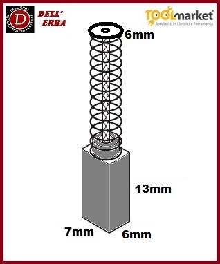 Spazzola per elettroutensili 1711
