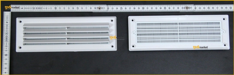 Griglia aerazione quadra 227x80 mm