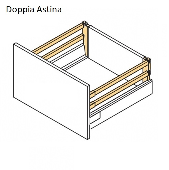 Astine per cassetto Vantage-Q BIANCO