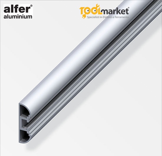 Profilo alluminio Coaxis portamensole 2mt