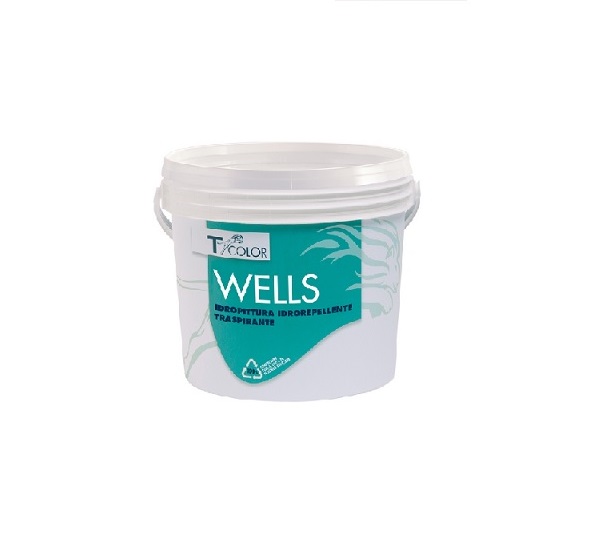 Pittura acrilica traspirante per interno ed esterno Tassani Wells