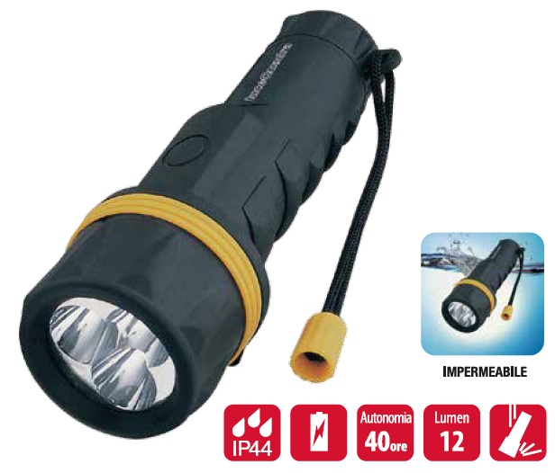 Torcia LED impermeabile EL022