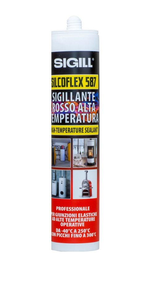Silicone acetico 587  alta temperatura