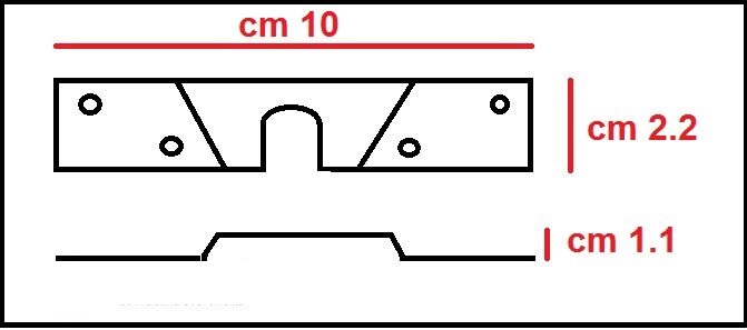 Kit per porta scorrevole binario + carrelli PETTITI