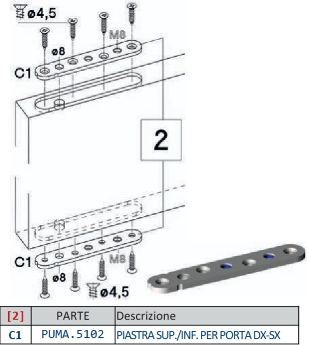 Kit porte a fisarmonica / libro  PUMA - Sliding