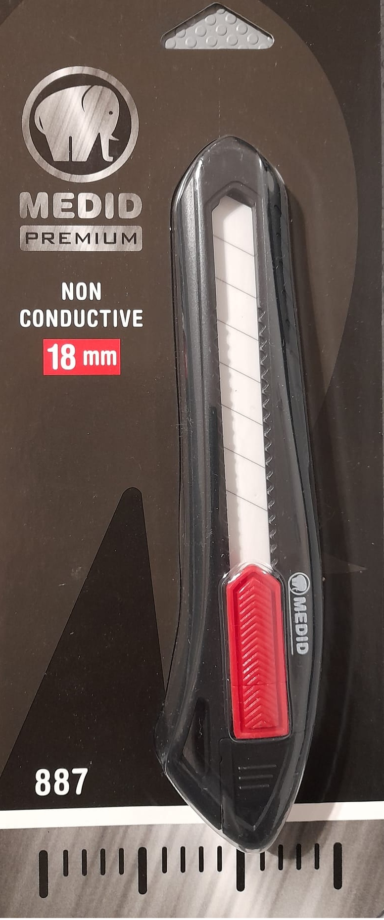 Cutter autobloccante lama 18 in ceramica medid