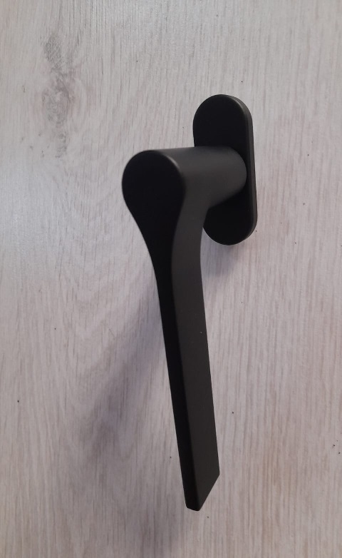 Maniglia DK per finestre  1400 Ghidini nero opaco