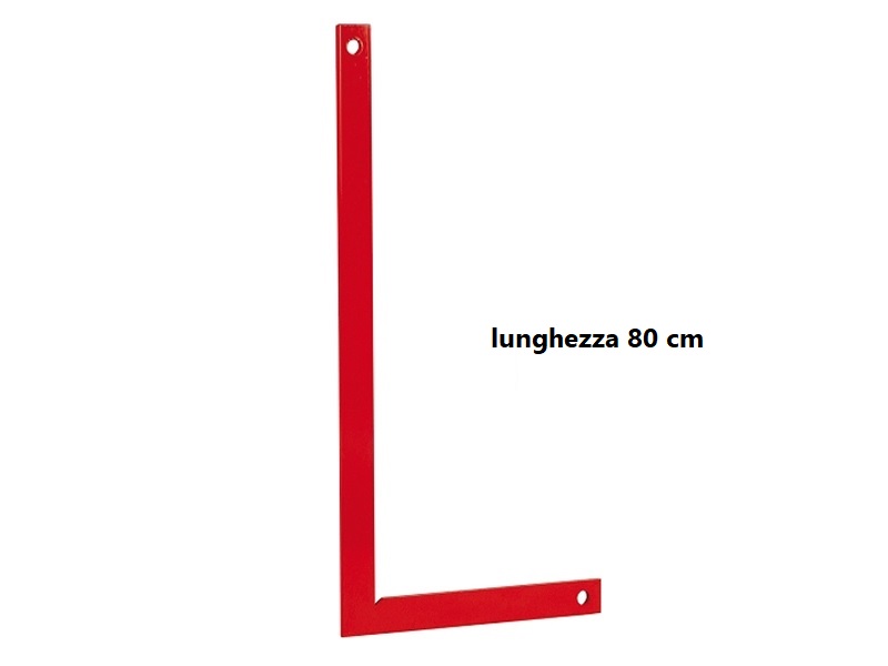 Squadra carpentiere in acciaio da 800 mm 
