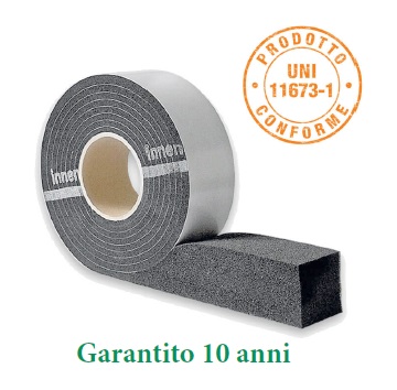 Nastro 3 E autoespandente sigillante per infissi a filo luce classe A da 56 mm per 8 mt 