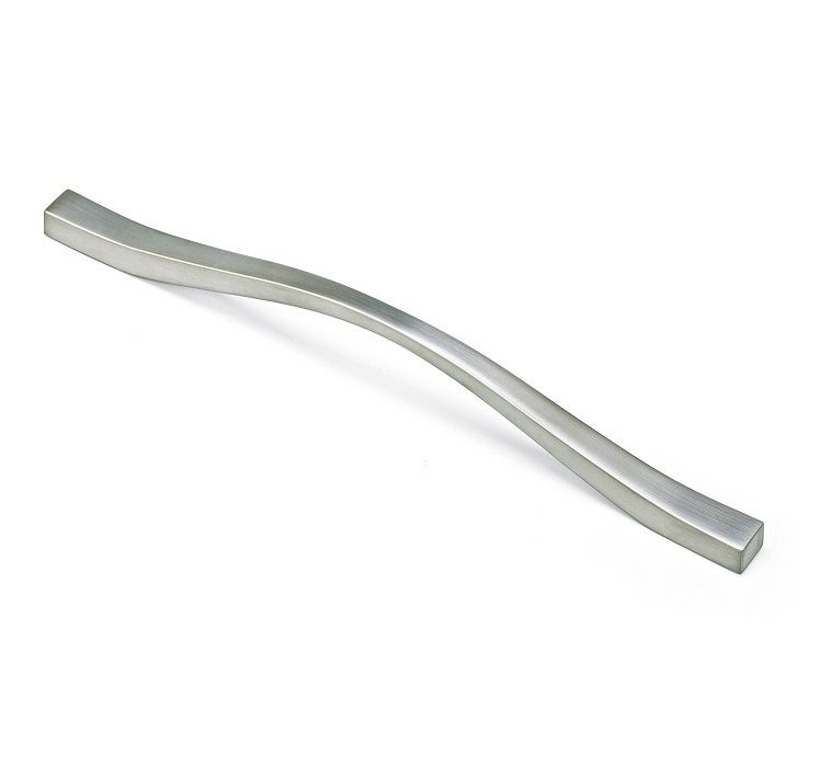 Maniglia per mobili modello fluid in zama nichel spazzolato METAL STYLE