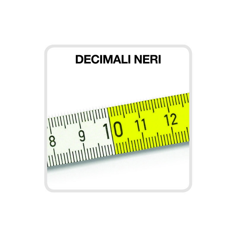 Metro doppio pieghevole flessibile betulla 2 mt