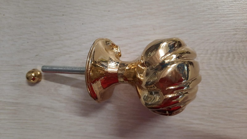 Pomolo per porta in ottone massiccio SERENADE poggi e mariani